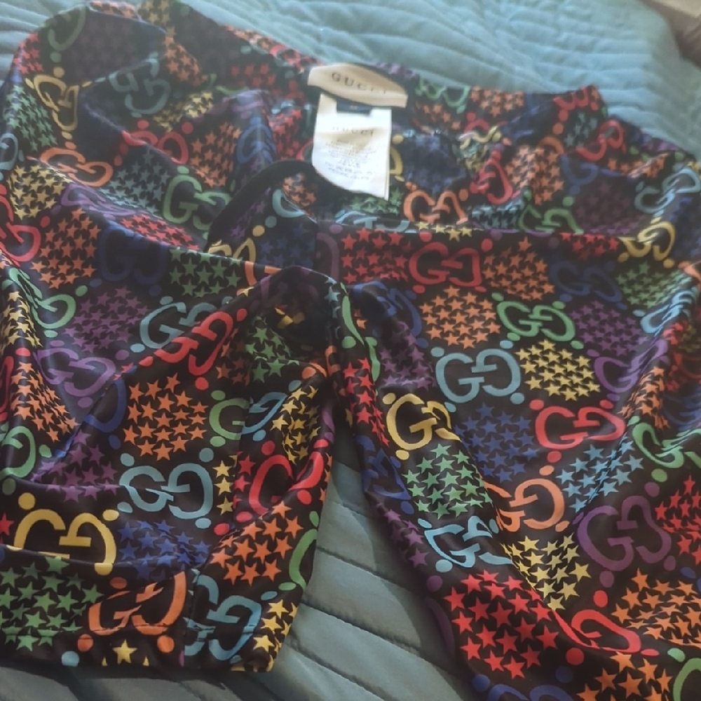 Gucci Colorful Star Logo Shorts